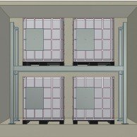 Container Grecatino 4 cisternette
